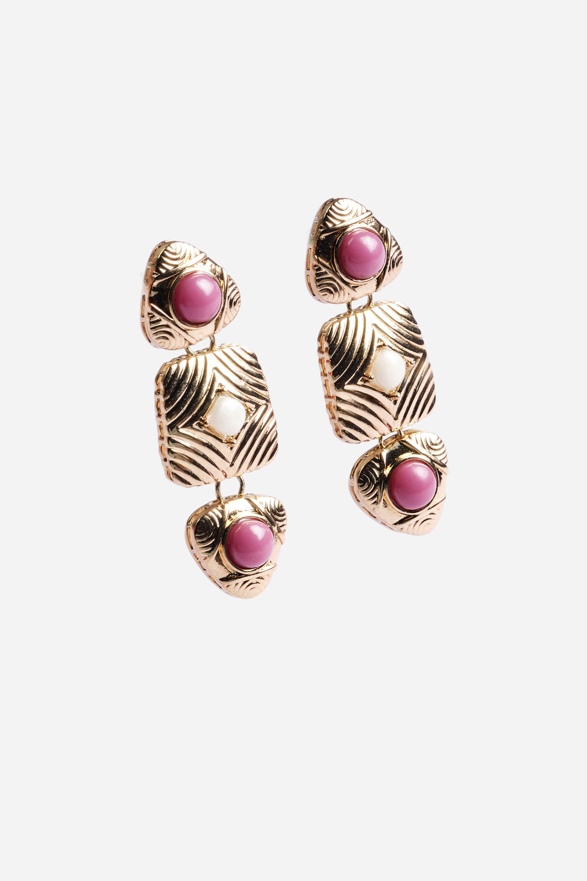 Golden Kaleidoscope Earrings, , image 2